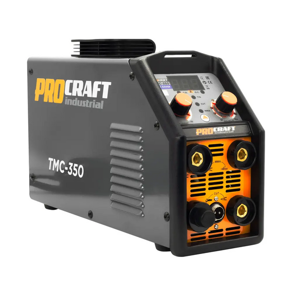 Трифункціональний аргоннодуговий інверторний зварювальний апарат Procraft Industrial TMC350 Long Range (TIG,MMA,PLASMA) TMC350 Long Range фото