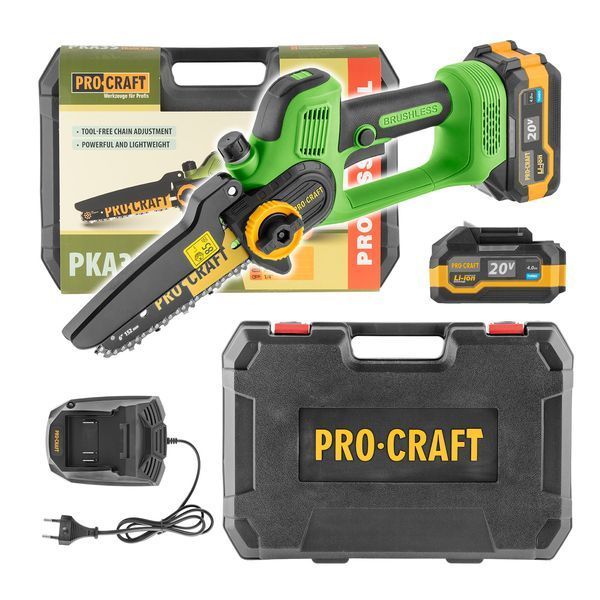 Акумуляторна пила Procraft PKA35 + телескопічний подовжувач Procraft EP3.0R PKA35+EP3.0R фото