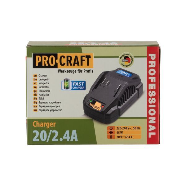 Акумуляторна дискова пилка Procraft PCA28 (1 акумулятор 20 В 4 Аг + зарядний пристрій) PCA28_1akb фото