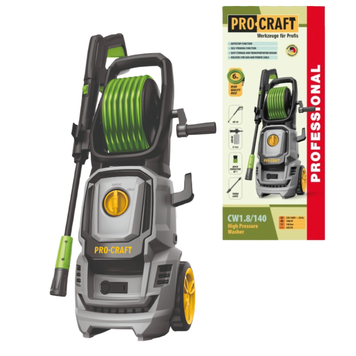 Мойка высокого давления Procraft CW1.8/140 Universal (1800Вт, 140 бар, 420 л/ч, шланг 6 м) CW1.8/140 фото