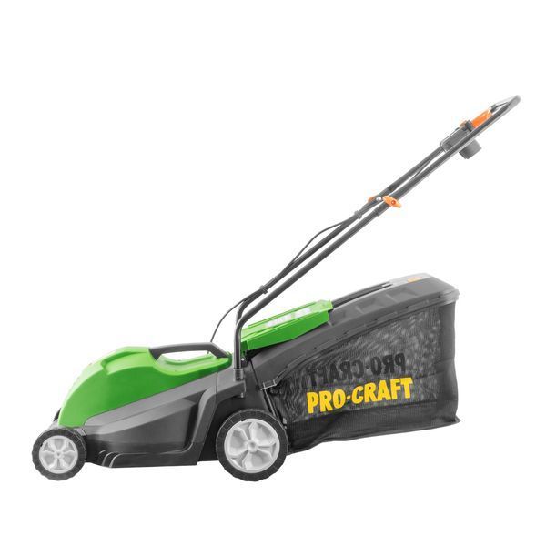 Електрична газонокосарка Procraft NM1800, 1500 Вт, ширина 360 мм, висота 20&ndash;60 мм, травозбірник 50 л NM1800 фото