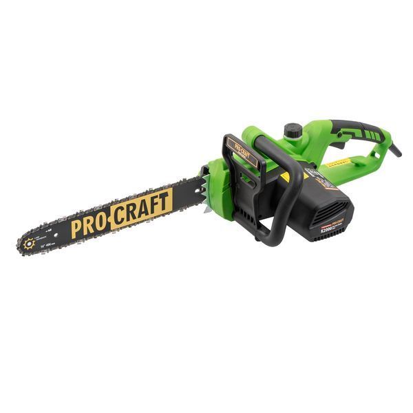 Ланцюгова електропила Procraft K2000 2000Вт Бічний двигун, шина 40 см, для дров і садових робіт K2000 фото