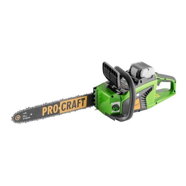 Акумуляторна ланцюгова пила Procraft PKA48Li, 40В, Шина 40см, безщіткова, 2 АКБ 8Аг + ЗП PKA48Li_2akb фото
