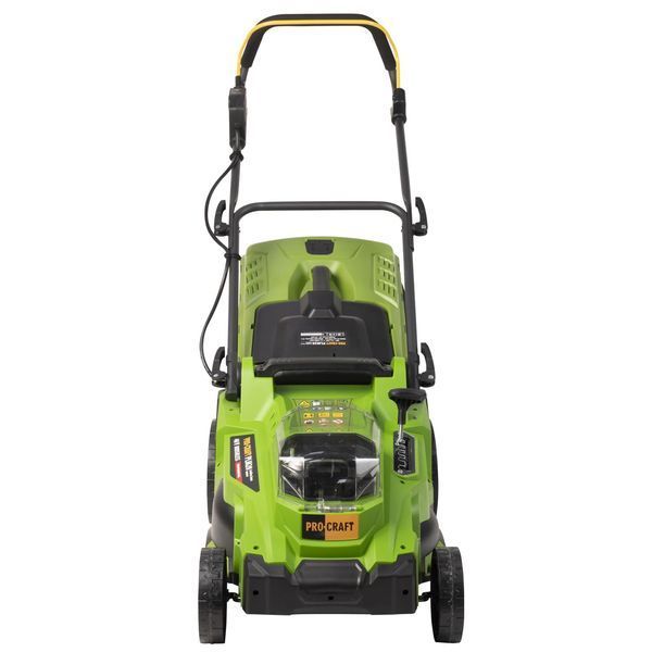 Акумуляторна газонокосарка Procraft PLM20bb, 20V, ширина 370 мм, висота 25&ndash;75 мм, травозбірник 35 л, без АКБ та ЗП PLM20bb фото