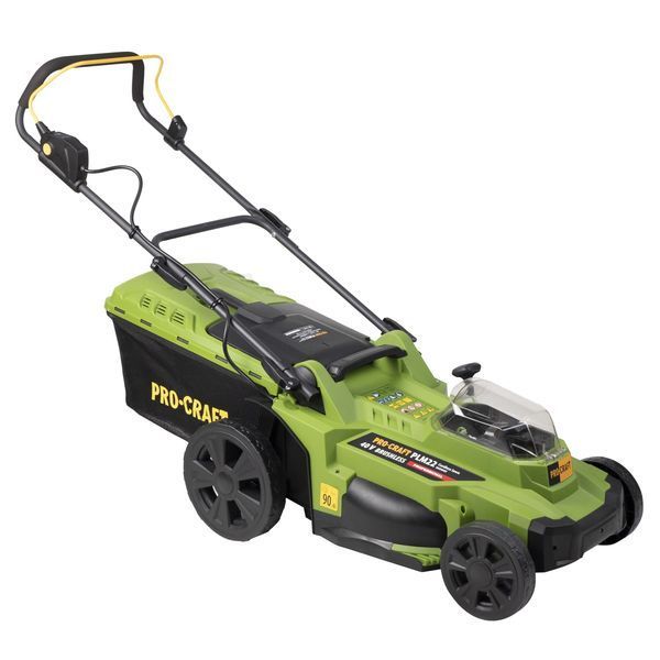 Акумуляторна газонокосарка Procraft PLM22bb, 20V, ширина 430 мм, висота 25&ndash;75 мм, травозбірник 50 л, без АКБ та ЗП PLM22bb фото