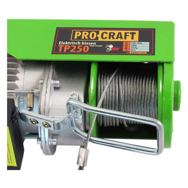 Электрический тельфер Procraft TP250 125/250кг TP250  фото