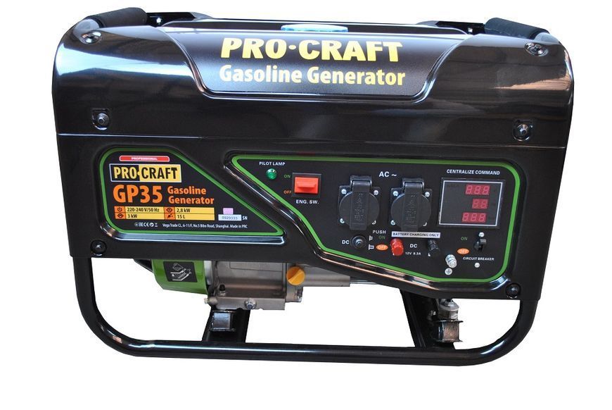 Генератор бензиновий Procraft GP35 3 кВт AVR 208 см&sup3; GP35 фото